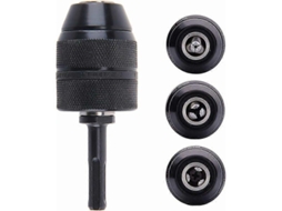 Adaptador Sds Plus Mandril Sem Chave 2 13mm com Liberação Rápida 1/2 20unf para Furadeiras Elétricas e Martelos Elétricos Profissionais