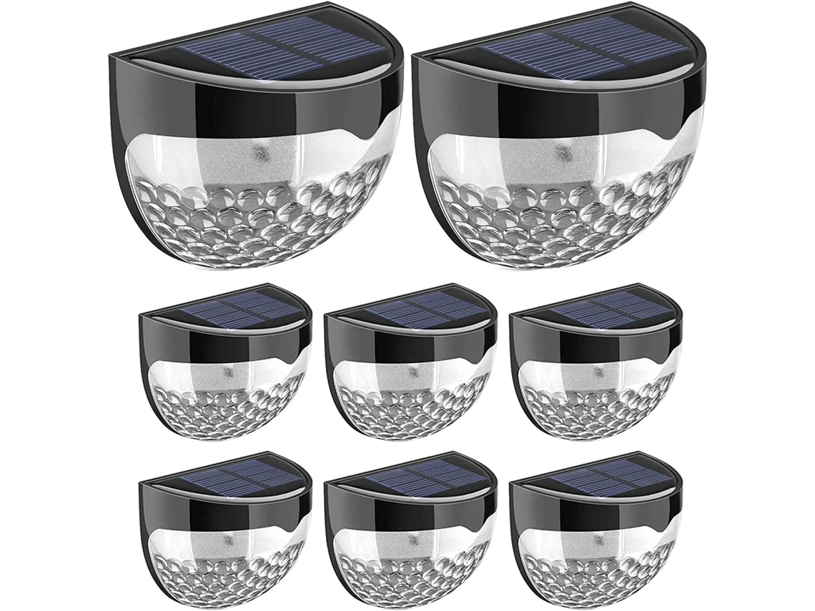 Lurelia, Luz Solar Jardim, Magnética, Branco, Pack 4, Garagem