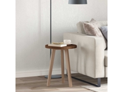 Vidaxl Tampo De Mesa Ø 40 X 2,5 Cm Redondo Madeira De Carvalho Sólido