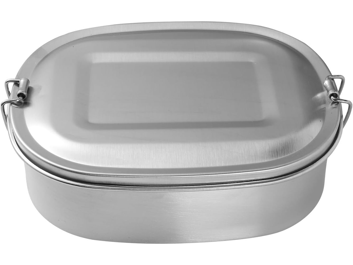 Marmita Portátil Happyyami De Aço Inoxidável Com Capacidade Para 830ml, Design Com Níveis, Ideal Para Atividades Ao Ar