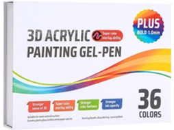 Conjunto De Canetas Em Gel Para Tintas Acrílicas – Marcadores
