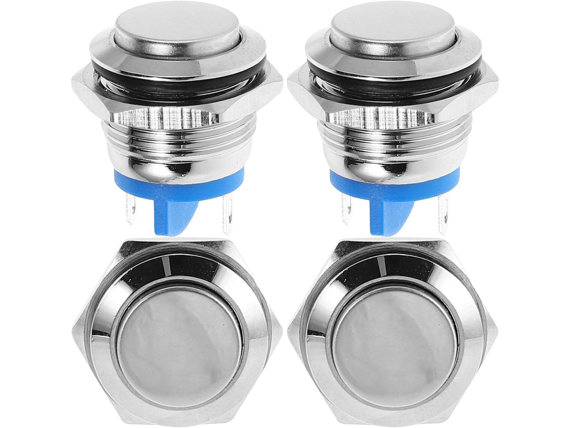 Campainha com 4 botões LED, kit de substituição de instalação rápida, conexão confiável, compatível com residências.