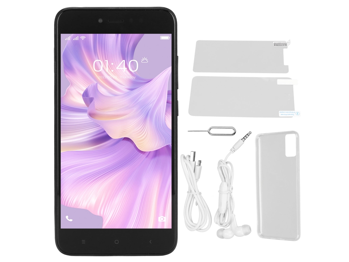 Smartphone 5,5 Polegadas Hd Celular Ram 2gb Rom 16gb Para Android 4g Lte Dual Cards Dual Standby Ultra Fino Celular Preto