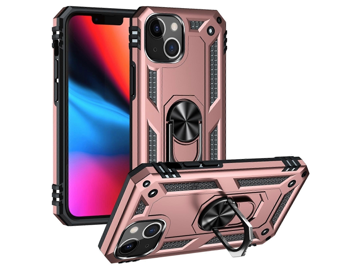 Capa De Celular Com Suporte De Anel De Pc E Tpu À Prova De Choque Para Iphone 14 Plus