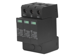 Protetor contra Sobrecarga CC HKJ 40kV 3P Modular Retardante de Fogo para Fotovoltaica 1000VDC
