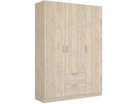 Roupeiro  MAXI 03K14386 Bege (Madeira e Metal - 100 x 52 x 215 cm)