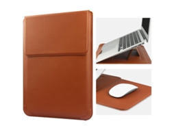 Saco De Couro Para Computador Portátil Com Suporte, Compatível Com Computadores Portáteis De 15 A 16 Bolsas, 39 X 28 Cm