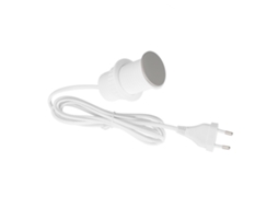 Grommet de Energia Usb para Mesa com 2 Portas 5v/2a e Tampa Rotativa, Material Abs, Cabo 2 Metros