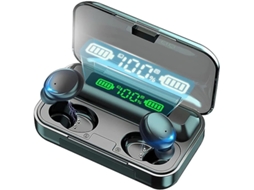 Fones Bluetooth 5.0 Tws Ipx7 Controle Toque Graves Profundos Esporte/trabalho/casa Preto