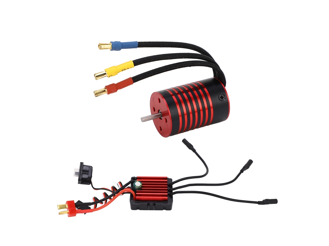 Kit Motor Brushless Sensorless 2838 3700kv Com Esc Smart 35a Para Carros Rc 1/14 1/16