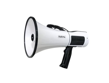 Gt 1231bt Megafone interno/externo 18 W Preto, Branco Karma Italiana
