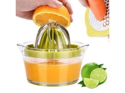 Espremedor Manual Multifuncional 4 Em 1, Compatível Com Laranjas, Limões E Outras Frutas Cítricas, Com Marcação De Medidas 400 Ml