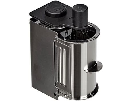 Acea 100 X 60 X 141 Mm Ralador e Mesa de Plástico em Aço Inoxidável para Parmesão/Noz-Moscada/Chocolate Prata/Preto GHIDINI