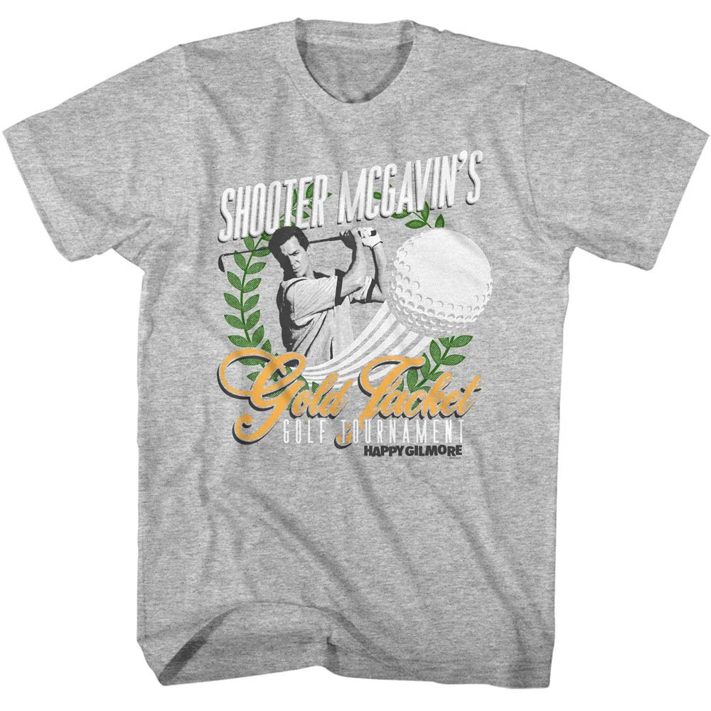 Unisex Adult T-shirt Rockinstone Happy Gilmore Gold Jacket Tournament Graphic Sizexxxl
