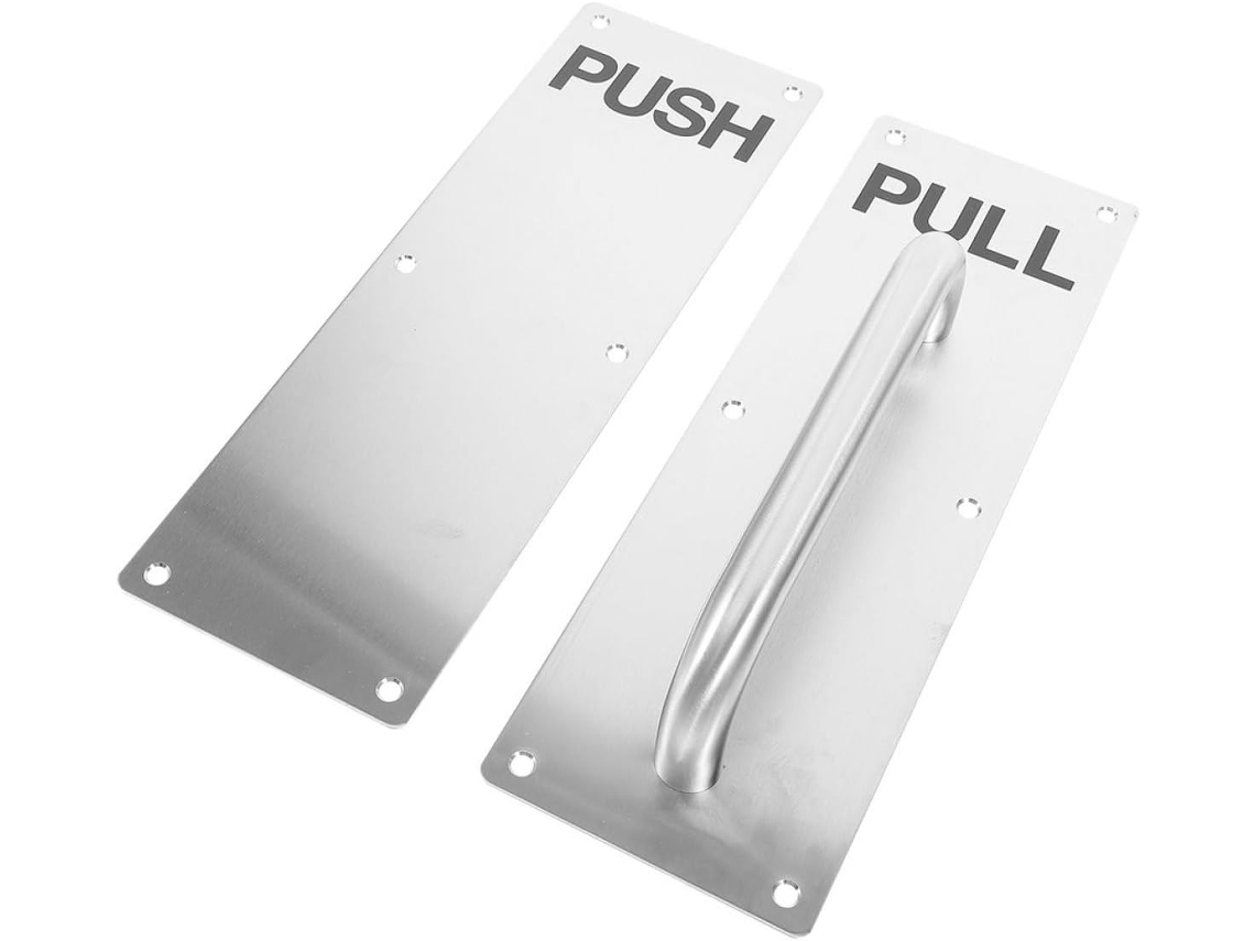 Puxador de Porta Ergonômico em Aço Inoxidável 304 Resistente Ao Fogo para Armários e SFUSHOS