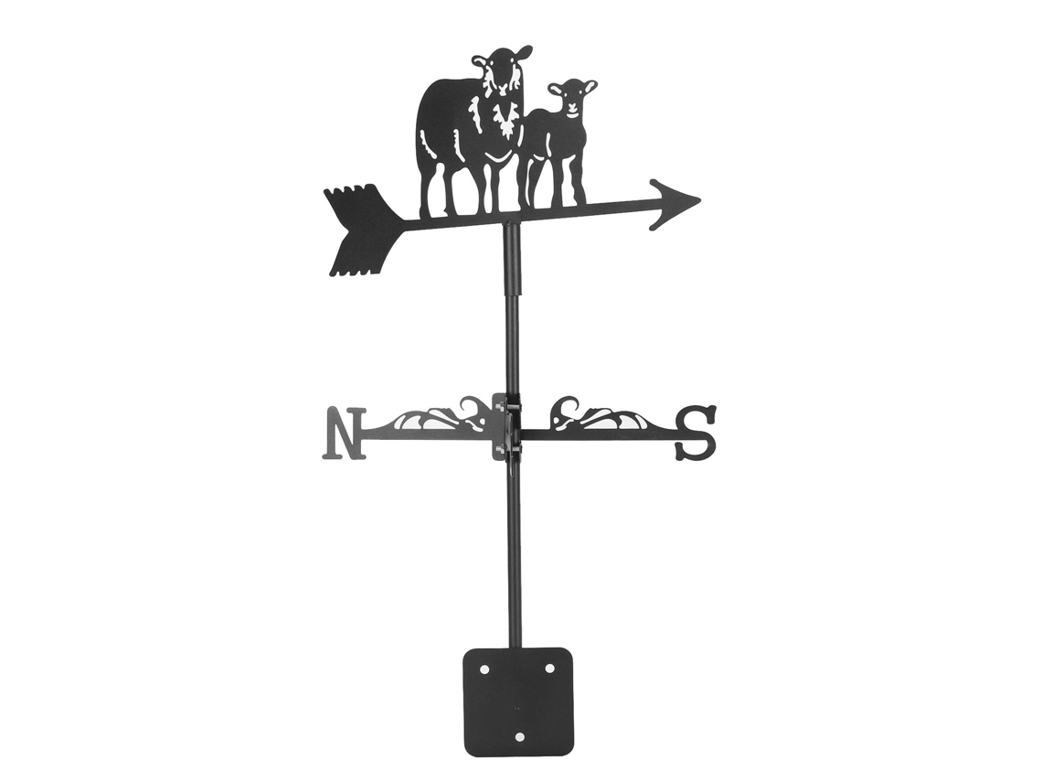 Veia do Vento de Metal com Design de Animal para Jardim Casa Quintal