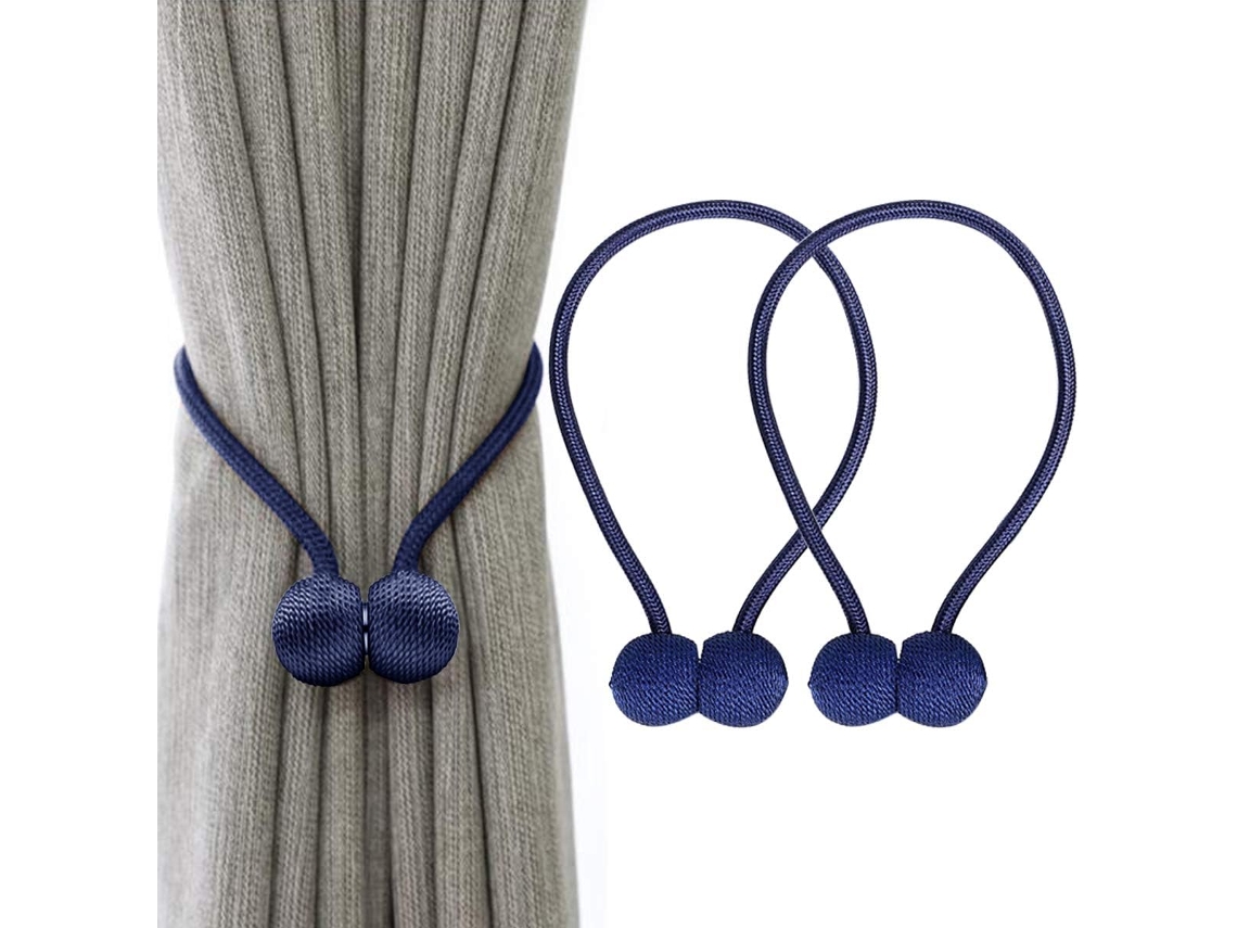 Suportes Magnéticos Para Cortinas, Clipes, Fivelas Prendedores, Fitas De Amarração, Pacote Com 2 Unidades Decoração Casa E Escritó Aquaforge