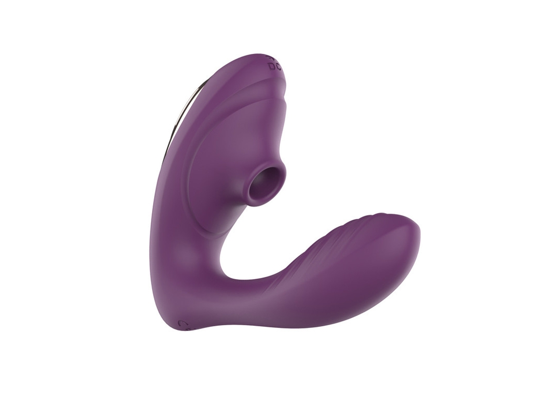 Vibrador De Sucção Do Clitóris Com Estimulação Do Clitóris E Ponto G, Vibrador Portátil Dildo Couple Com 10 Configurações De Sucção E Vibração