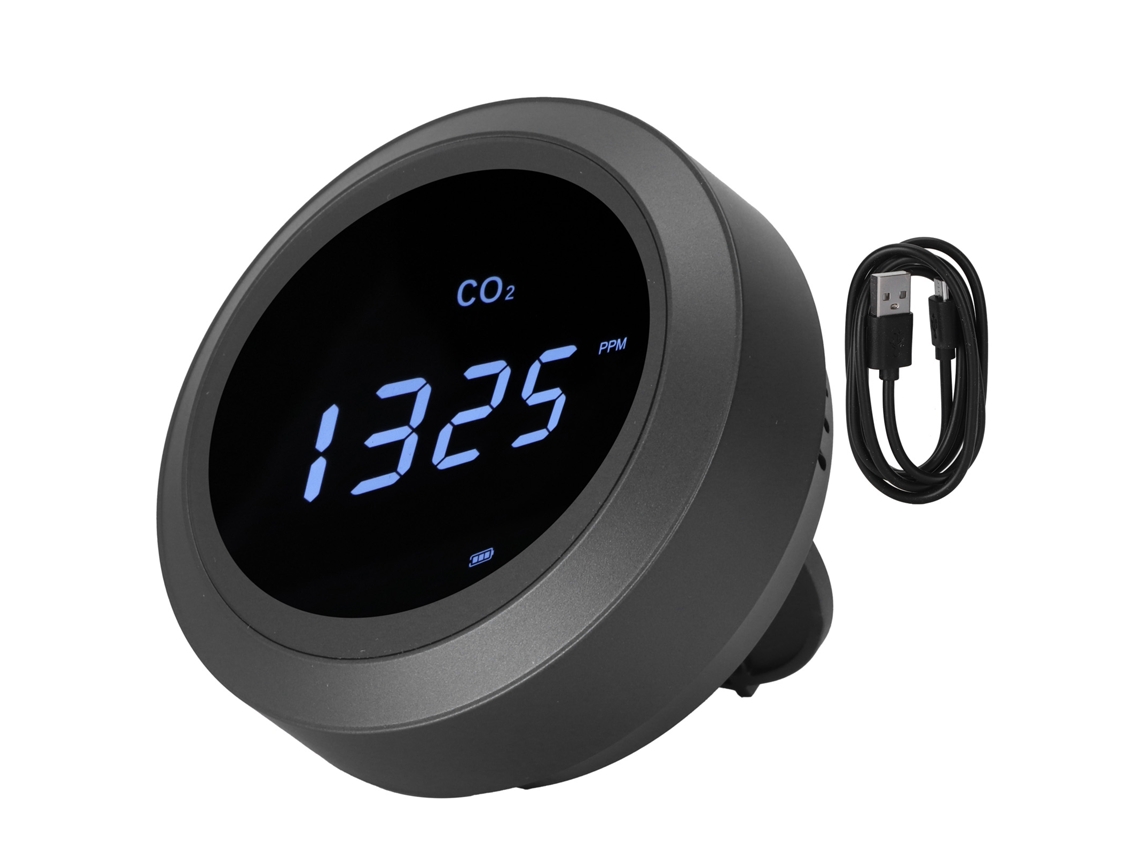 Detector de Qualidade do Ar EOOCOO com Alarme de CO2