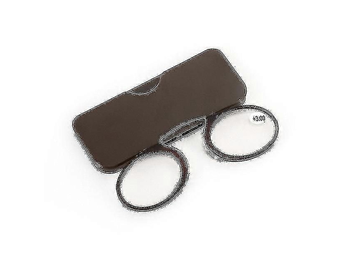 Óculos De Leitura Portáteis Com Clipe Nasal, Mini Óculos De Grau Sem Haste Para Homens E Mulheres, Tamanhos 1.0, 1.5, 2.0, 2.5, 3.0, 3.5 E 2025.