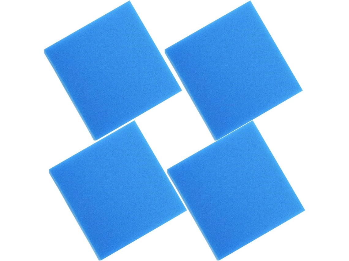 Conjunto de 4 Esponjas Filtrantes Reposição para Aspiradores Pó Domésticos. Filtros Laváveis com CHABERLU