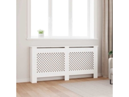 Vidaxl Cobertura De Radiador 172x19x81,5 Cm Mdf Branco