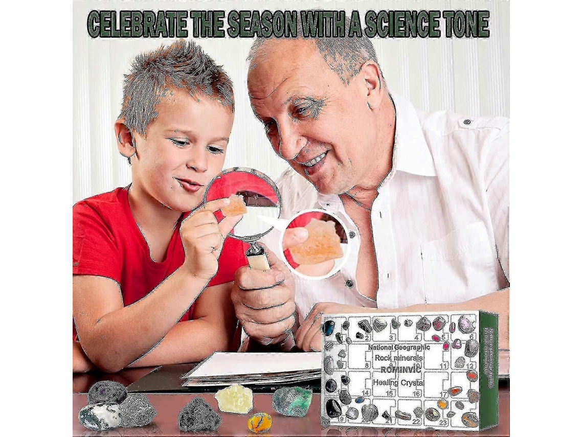 Calendário Do Advento Com 24 Pedras E Minerais