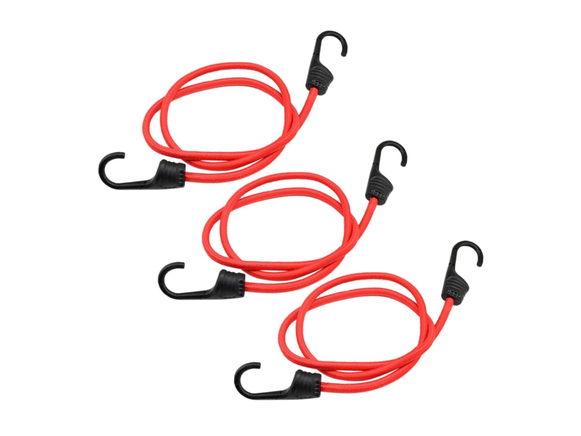 3 Tiras Elásticas Com Ganchos