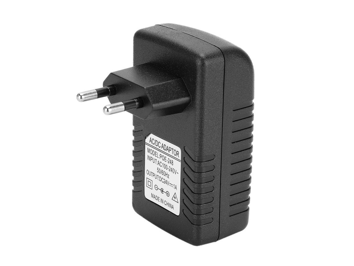 Injetor Poe Adaptador De Alimentação 24v 1a Plug Dc Opcional