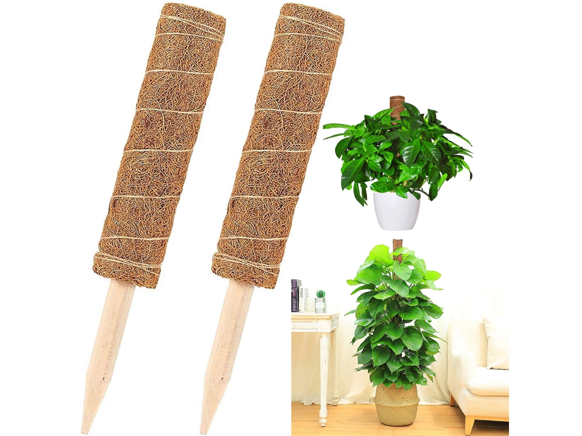 Laxiscreed Bastões De Fibra De Coco Yuny Green Rábano Para Escalada, Pack De 2, 40cm