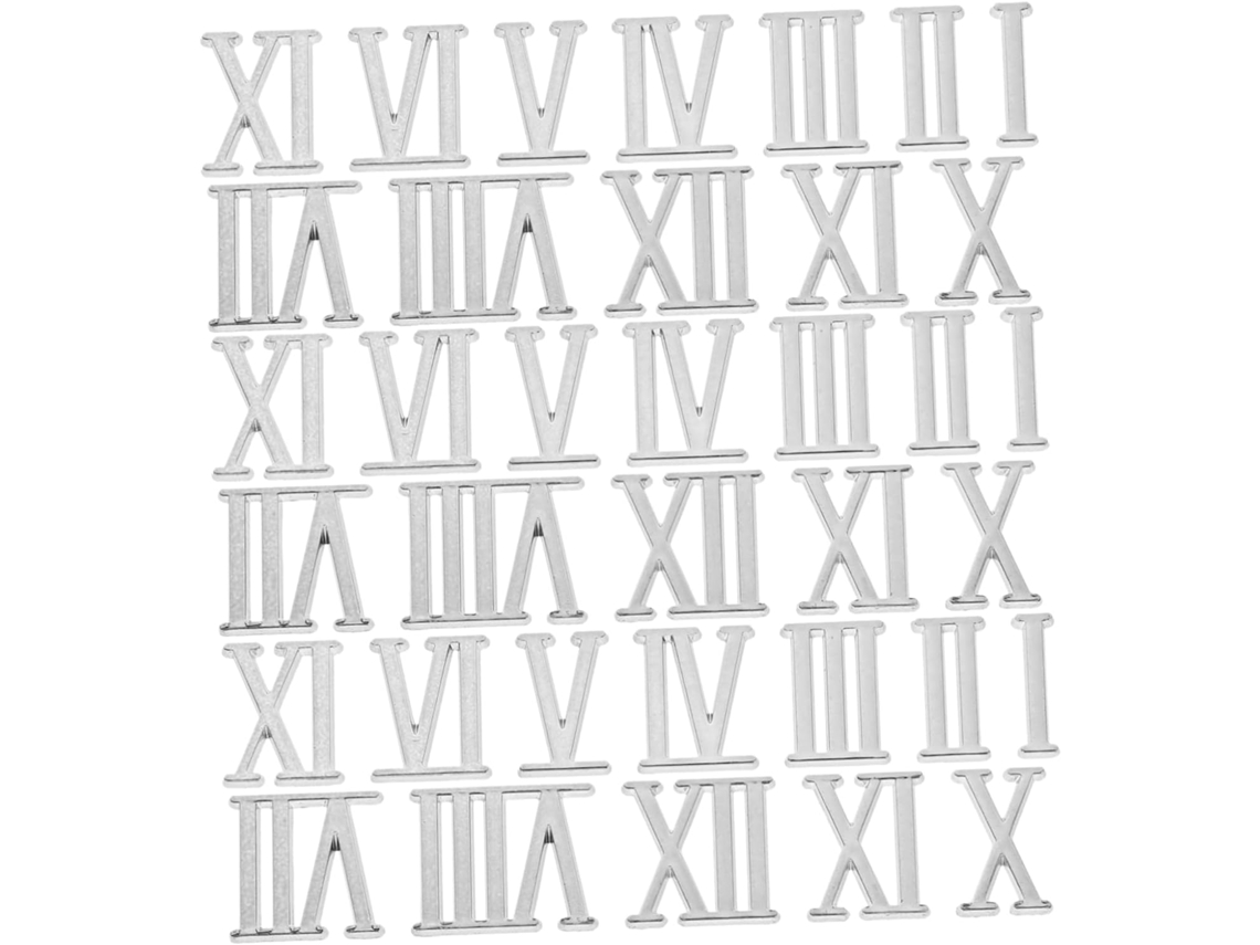 Kit Com 5 Conjuntos De Numeração Para Relógio De Parede , Resistente E Fácil De Montar. Gokoco