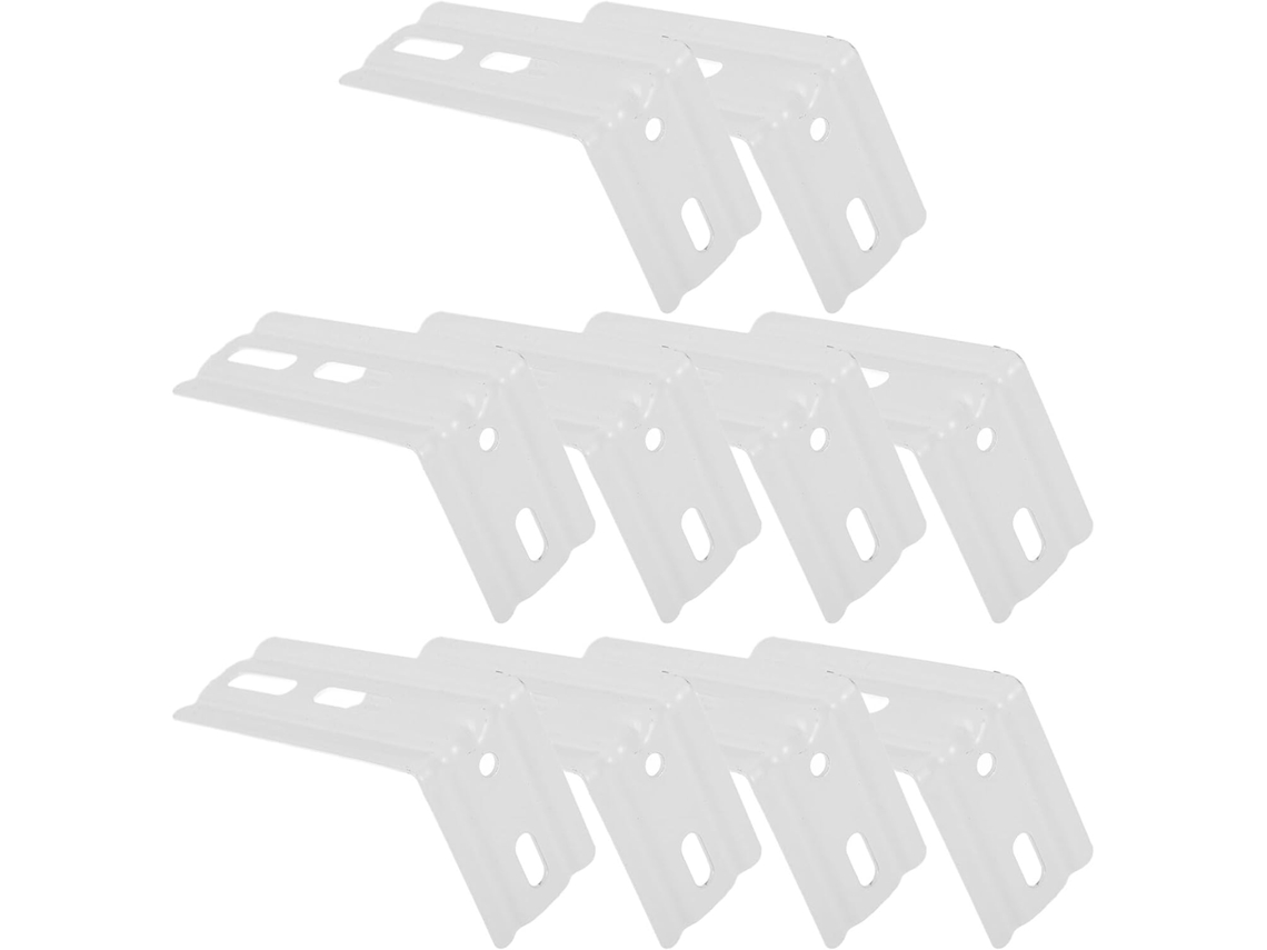 Conjunto De 10 Suportes Para Persianas Verticais, Suportes De Metal Duráveis E Resistentes, Instalação Rápida E Segura
