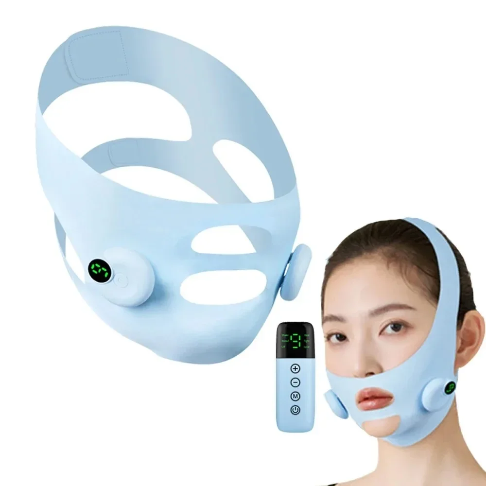 Aparelho Elétrico Inteligente de Beleza Facial em Formato de V, Antirrugas, Massageador Facial, Intensidade Ajustável. MDUG