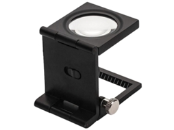 Lupa Com Luz Led Dupla, Vidro Óptico, Pintura Totalmente Preta E Espelho Triplo. Aquaforge