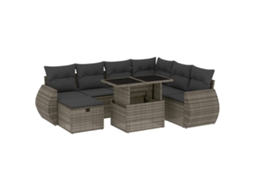 Garden Sofa Set, Garden Sofa Sets Vidaxl Cinzeto Rattan / Vime (n/a)
