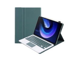 Lurelia Capa Com Teclado Bluetooth Para Honor C5 10.4 Com Teclas Quadradas, Verde