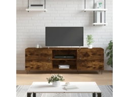Móvel De Tv 150x30x50 Cm Derivados De Madeira Carvalho Fumado Dkd Home Decor