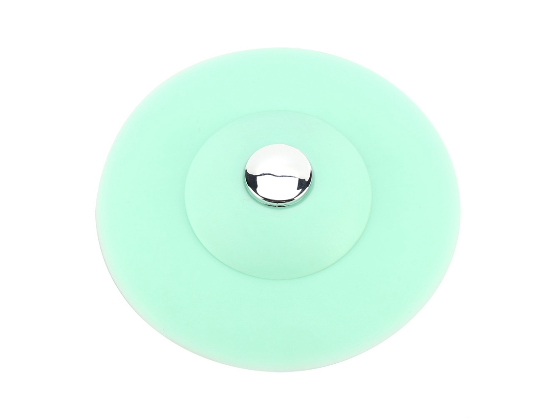 Ralo de silicone para banheiro e cozinha, filtro de pia e tampa anti odor, pressão para abrir/fechar | S/MARCA