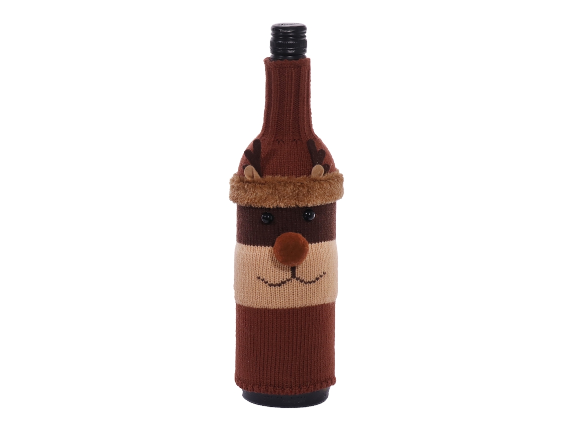 Guarda Vinho de Natal Elk de Tricô LAXISCREED