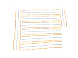 Conjunto de Resistências de Película Metálica 1/4w 1% 600 peças HKJ