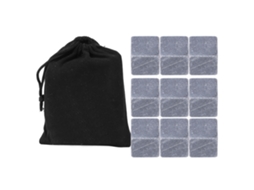 Conjunto de 9 Pedras de Gelo Reutilizáveis para Uísque, Vinho e Bebidas BRILVIBERA