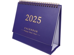 Calendário De Mesa Minimalista Em Inglês, Mensal, Organizador
