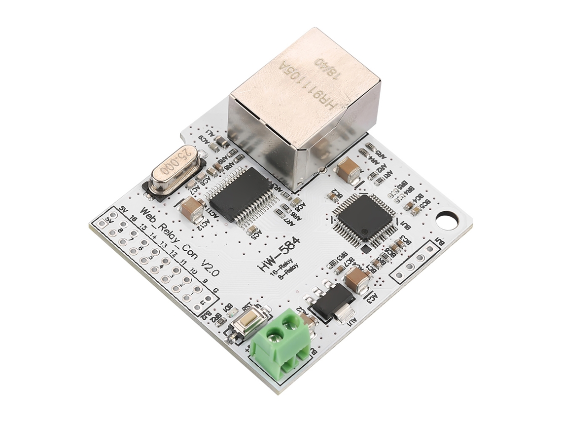 Módulo Relé Com W5100 8 Canais Controle De Rede