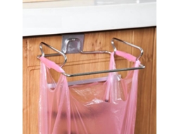 Suporte Para Saco De Lixo, Porta, Aço Inoxidável E Borracha, Reutilizável, Lurelia