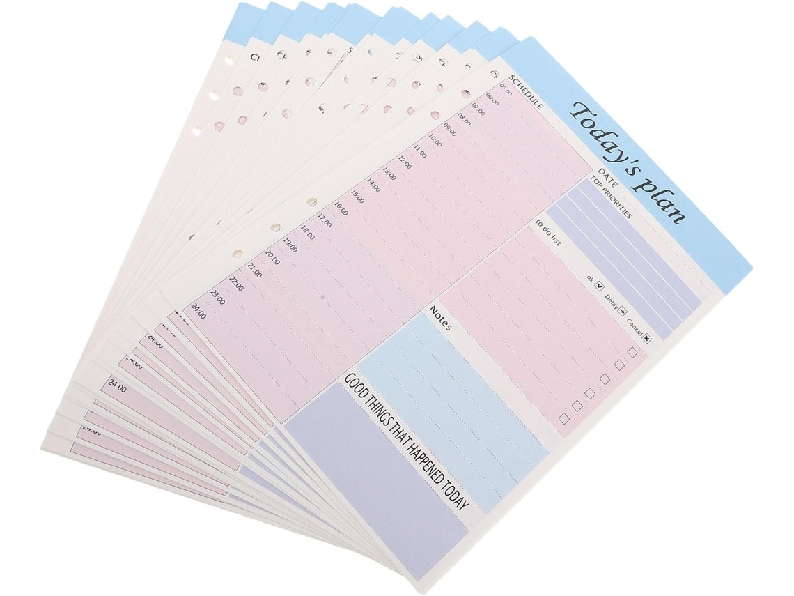 Agenda Quotidien A5 2026 Em Papel, Carnet De Planification