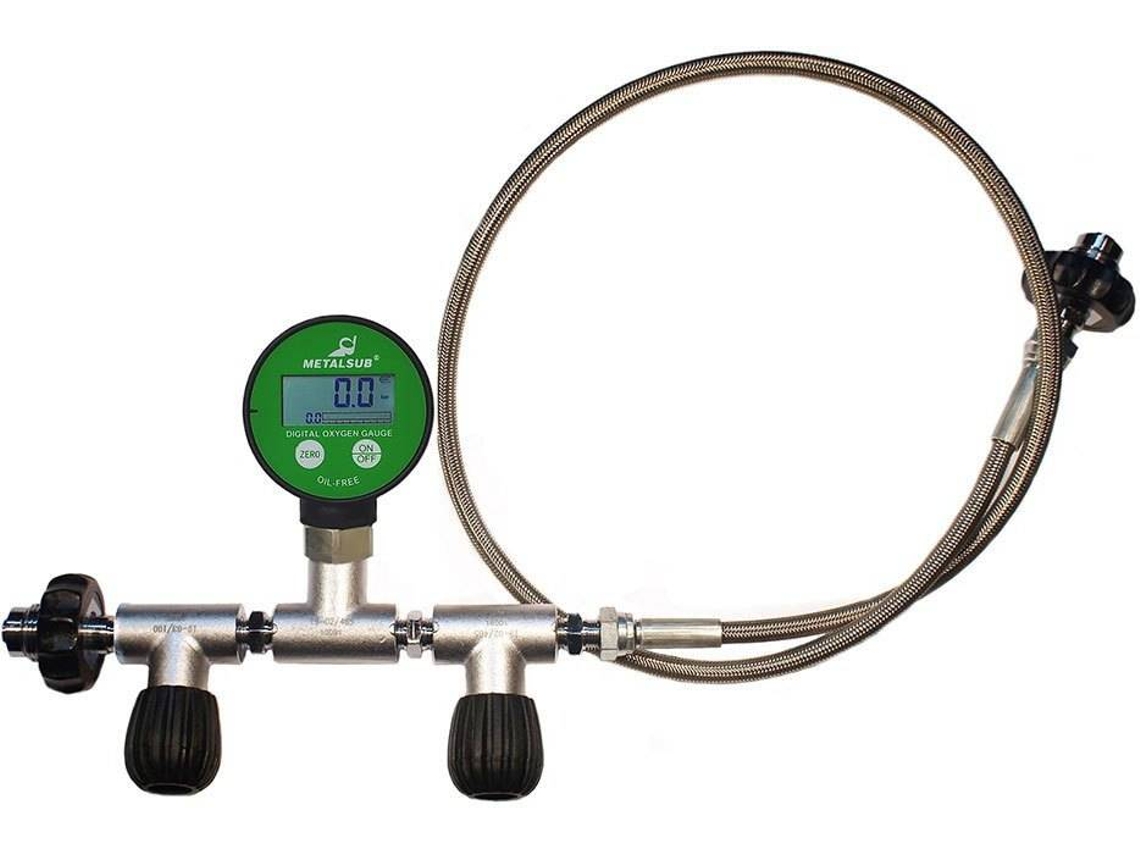 Equalizador de Mergulho METALSUB Oxygen Equalizer Din 200/300 With Flow Control Digital Pg (2 m)