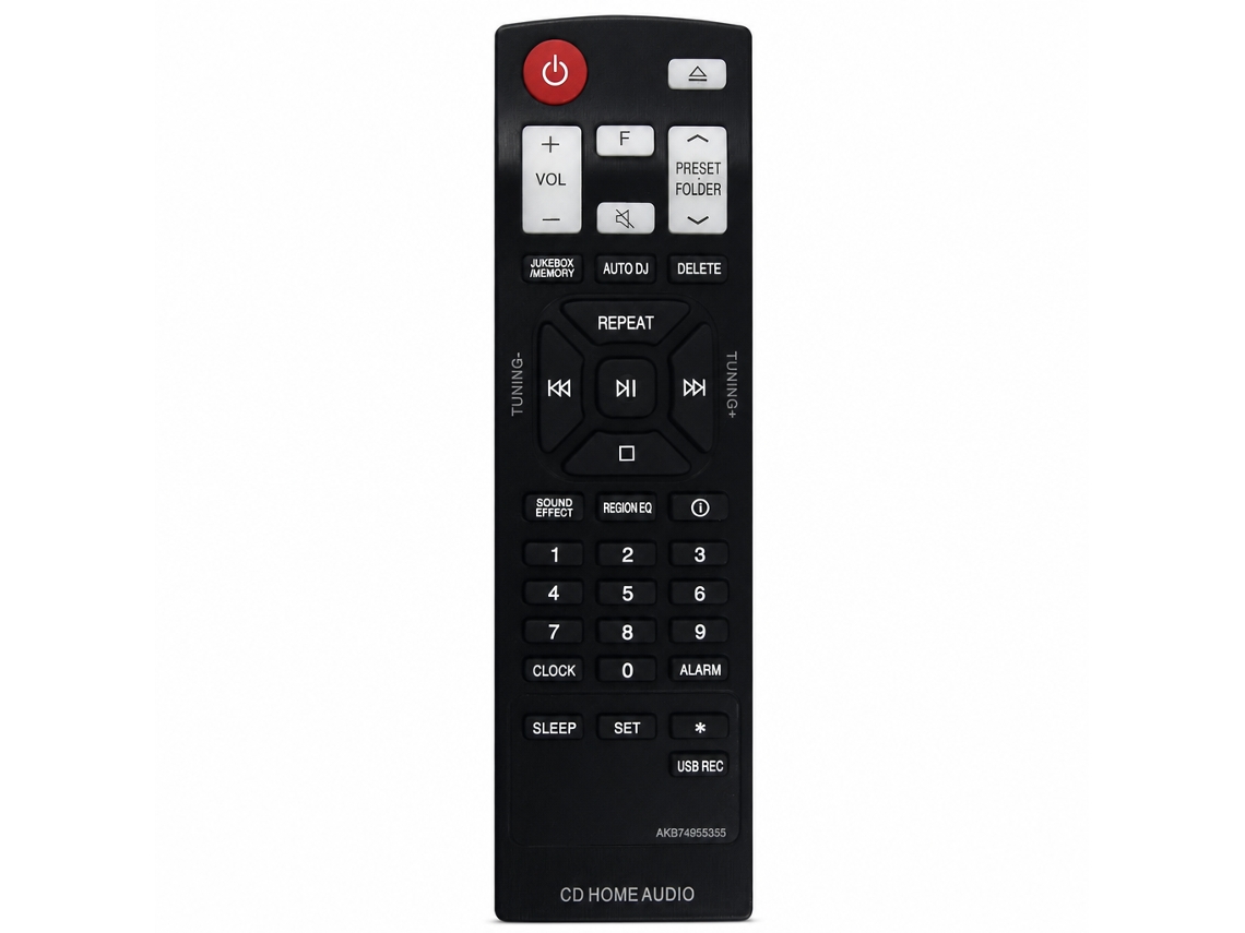 Comando À Distância Compatível Com Lg Cd Home Audio Akb74955355_zhd
