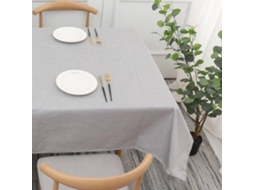 Toalha De Mesa De Algodão E Linho Em Cor Sólida