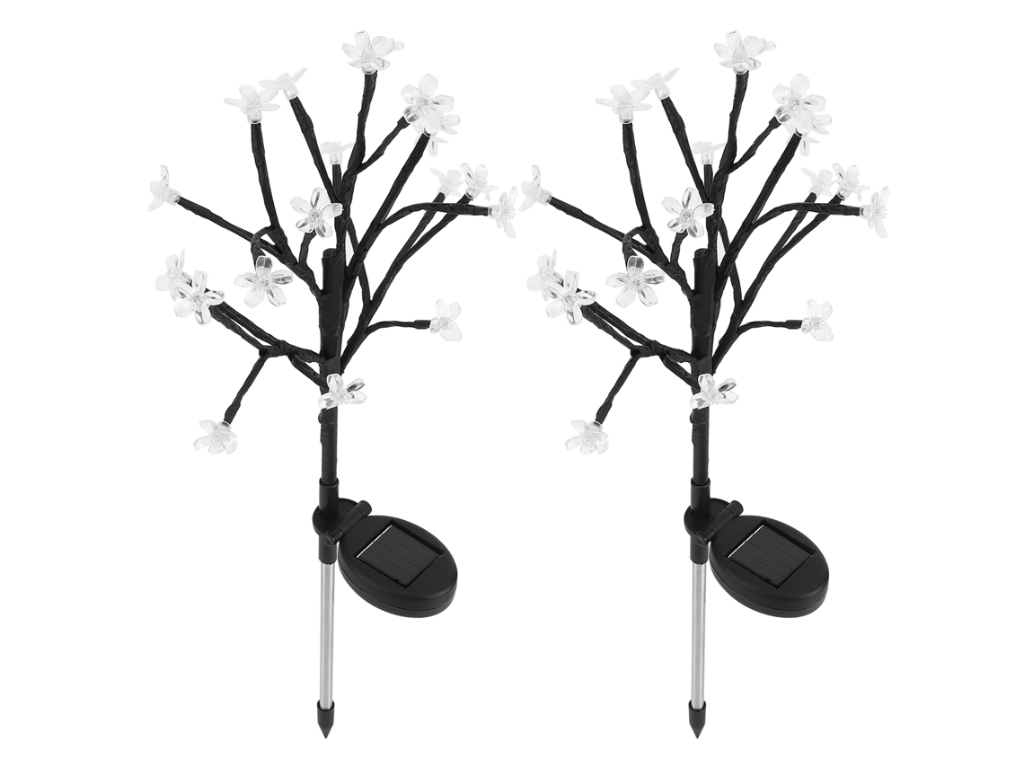 Laxiscreed Candeeiro Solar De Jardim Com 20 Leds Para Iluminar E Decorar Ao Ar Livre No Natal