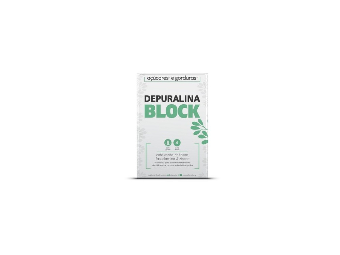 Suplemento Alimentar DEPURALINA Block (60 cápsulas)